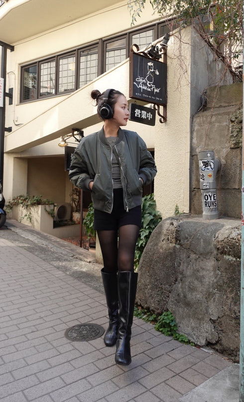 ニットショートパンツ